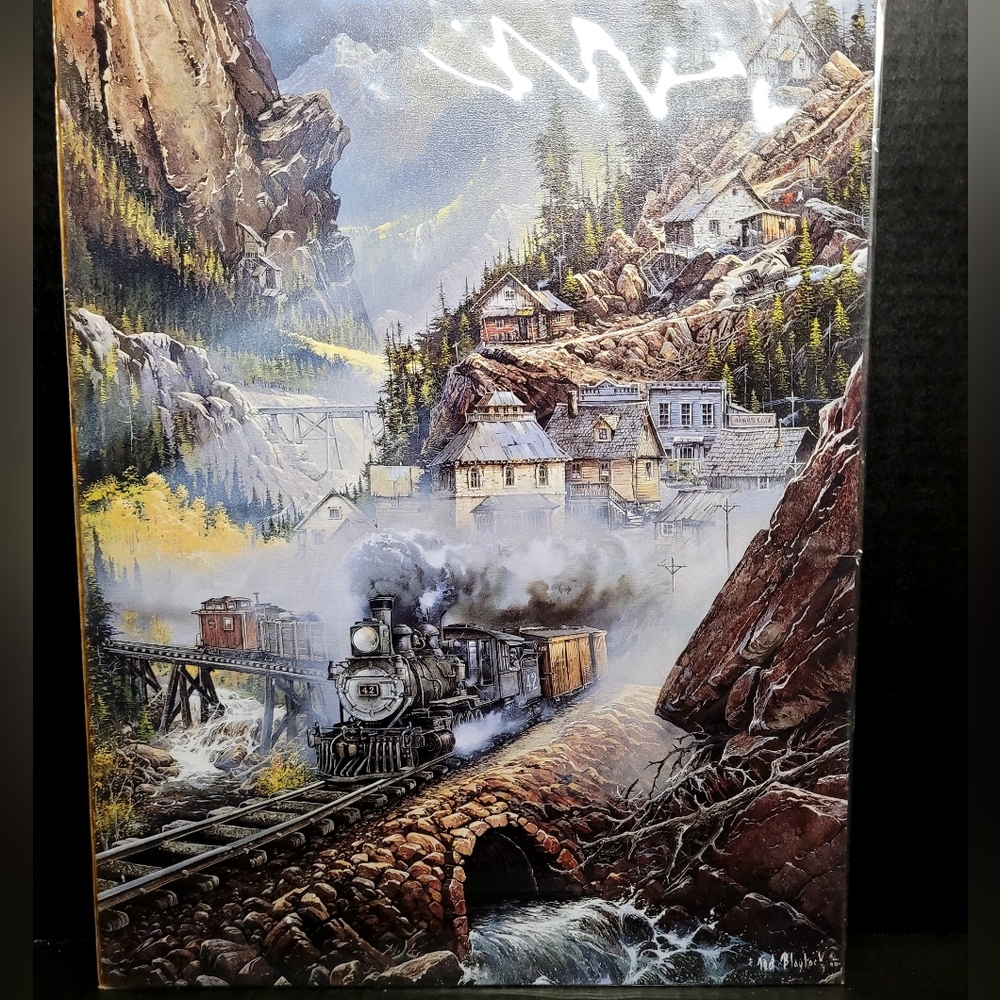 Ted Blaylock Moutain Tin Sign